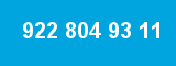 922 804 93 11
